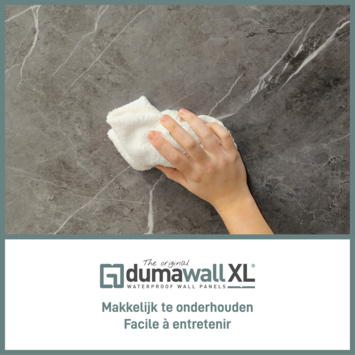 Dumawall XL wandpaneel kunststof Evora glans 4,68m² 90x260cm - 2 stuks