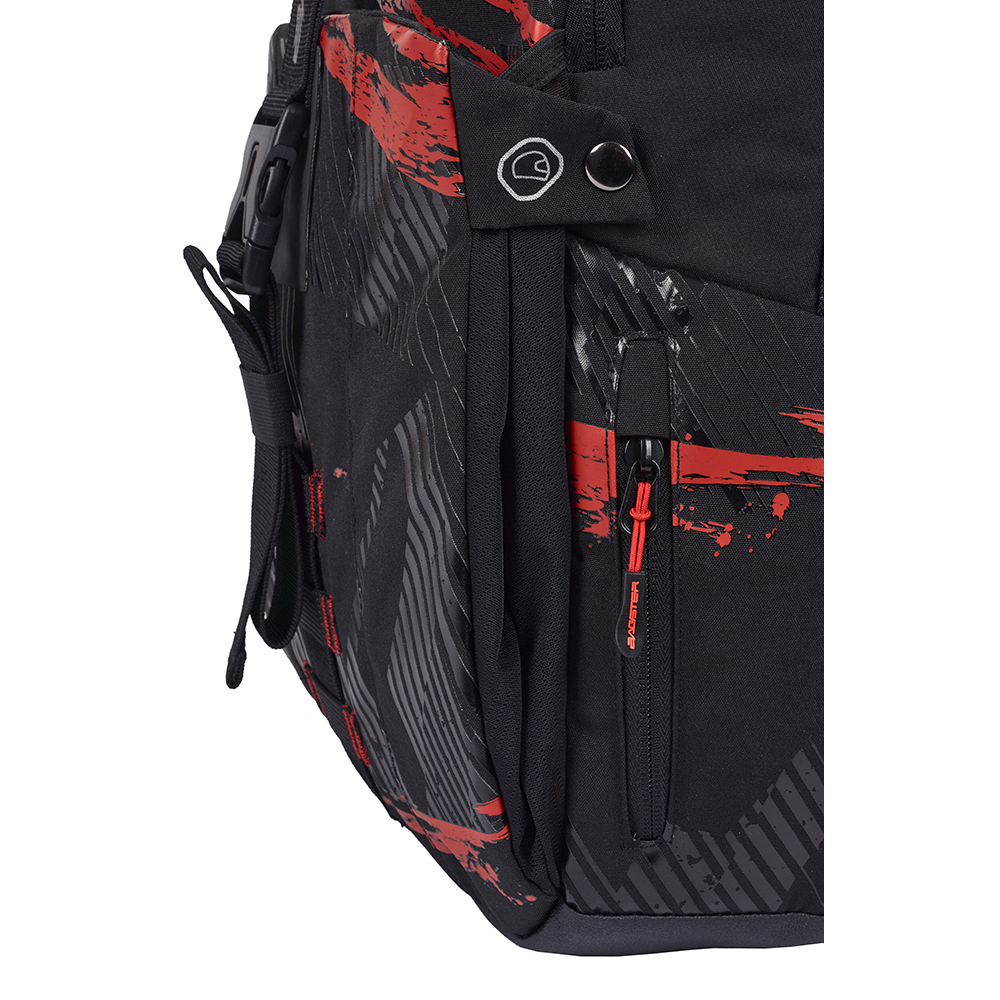 Bagster - Sac à dos Stream Noir / Rouge