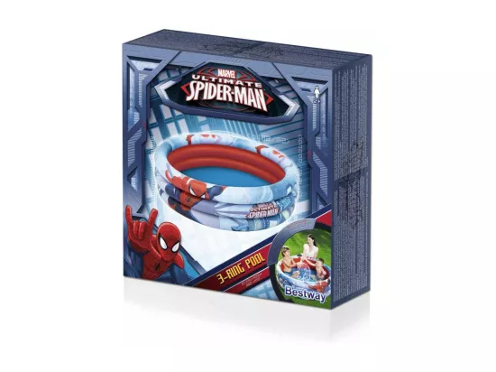 Pataugeoire ronde Spider Man - 200 L - 3 boudins - D 122 cm x H 30 cm