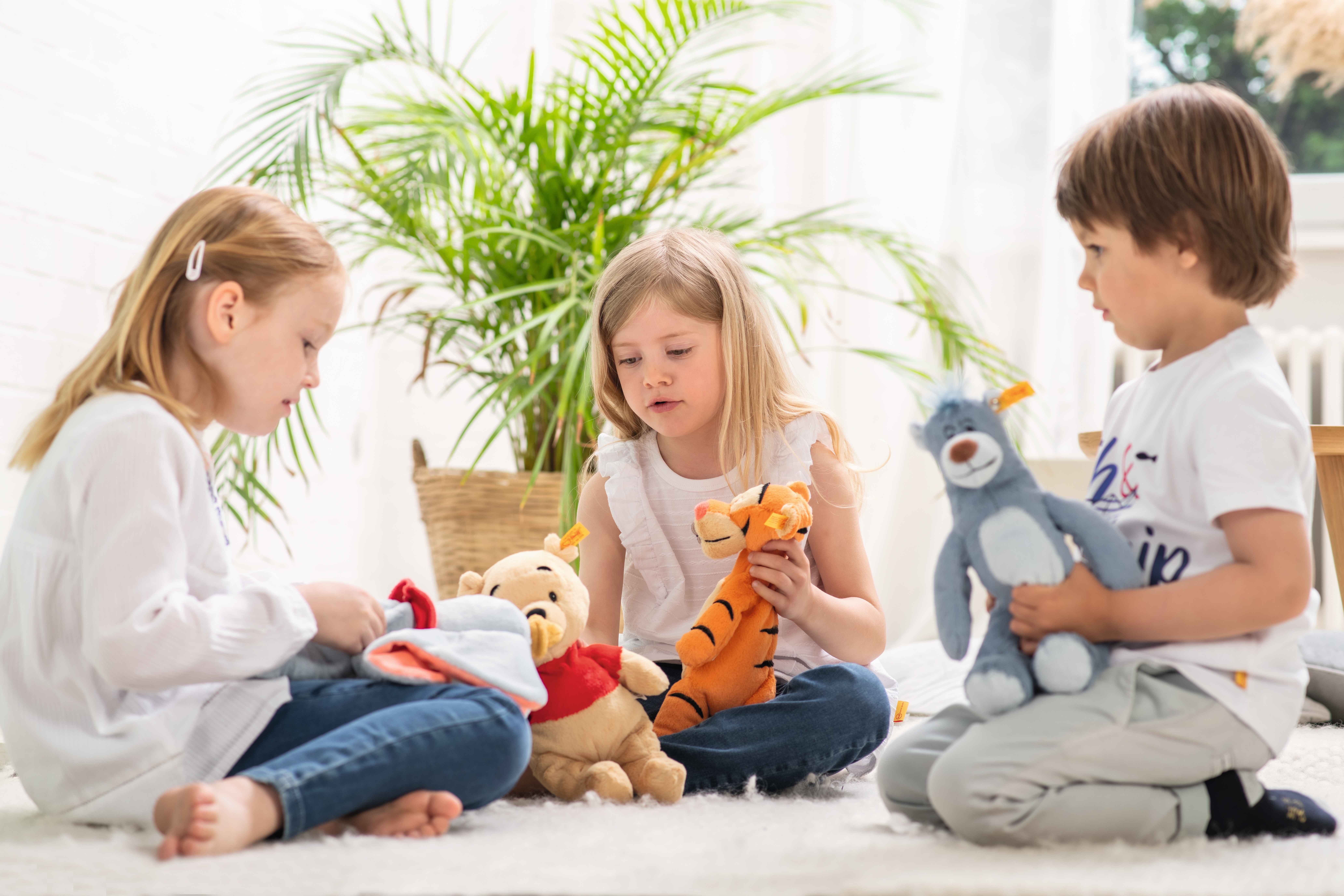 Steiff  Soft Cuddly Friends Balu blaugrau, 31 cm