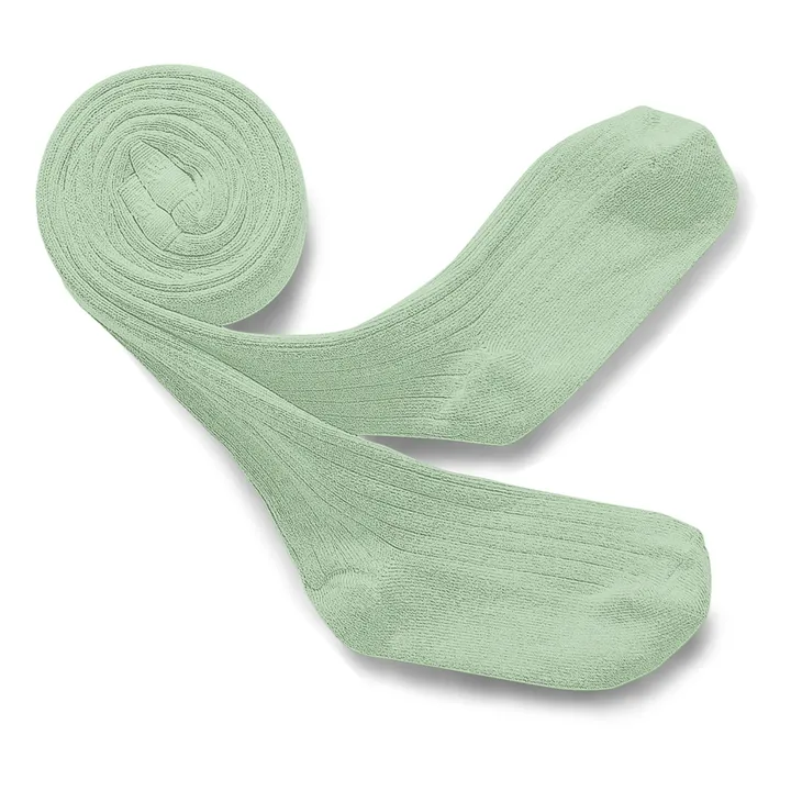 Collégien Collants Louise | Vert amande