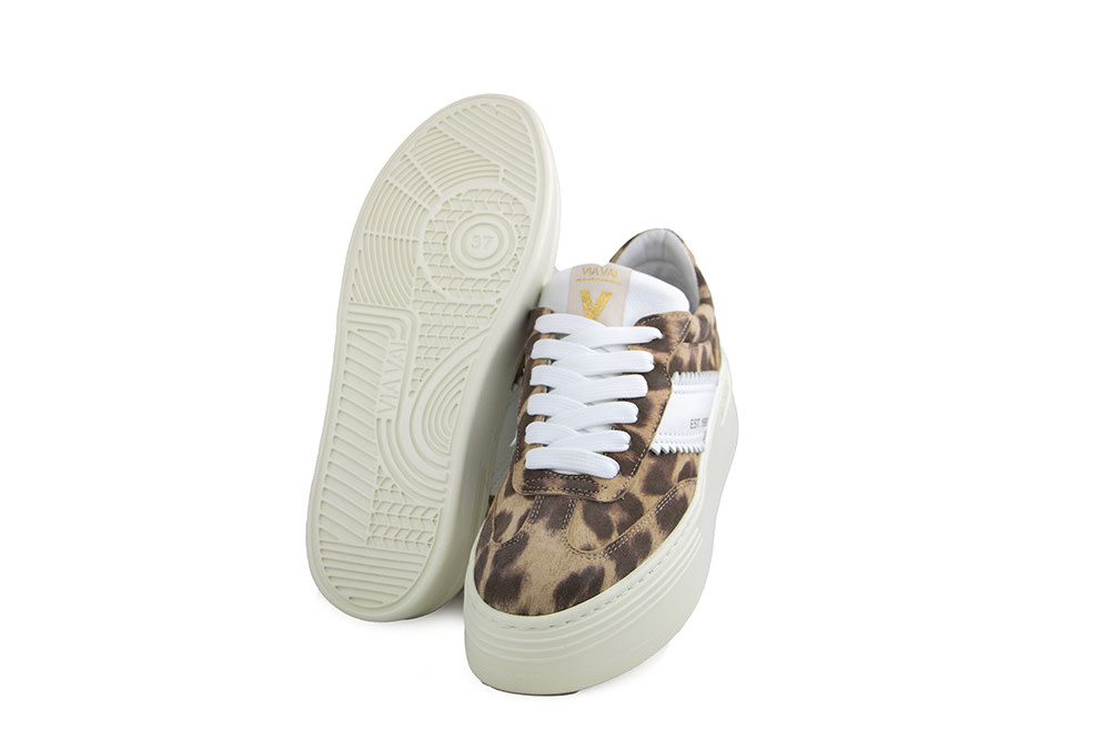 Via Via Sneaker Isa Romy Giaguaro Brown