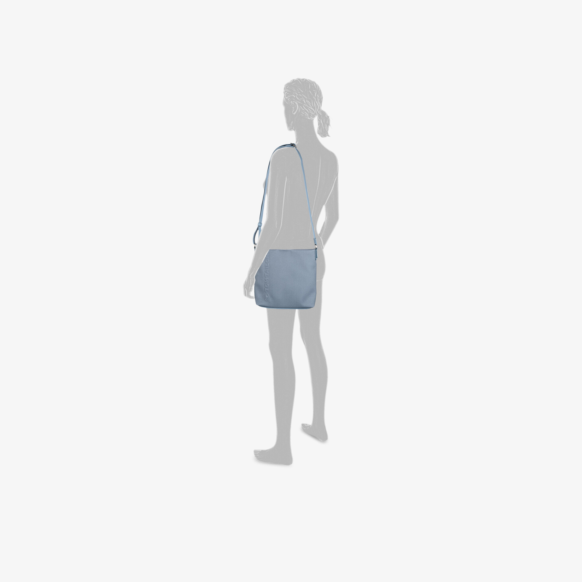 TOM TAILOR Damen Umhängetasche blau