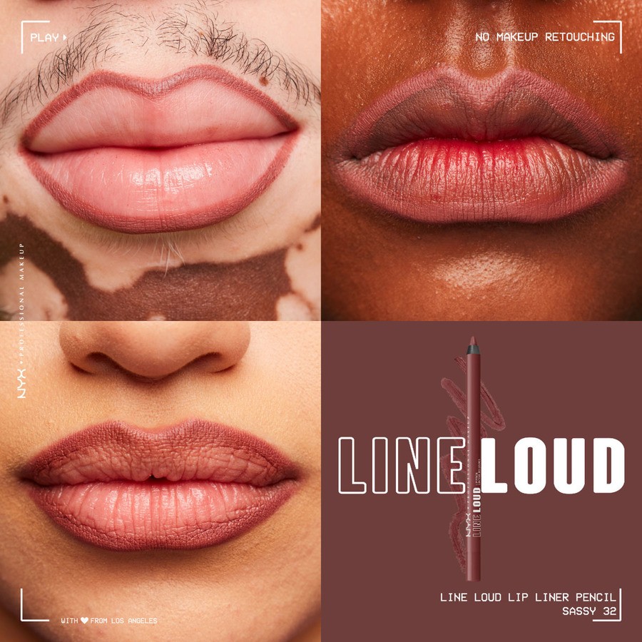 NYX Professional Makeup Line Loud Lip Pencil 32 Sassy 1,2g