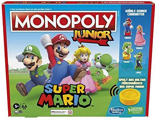 Monopoly Junior - Bordspel - Super Mario - Voor Kinderen