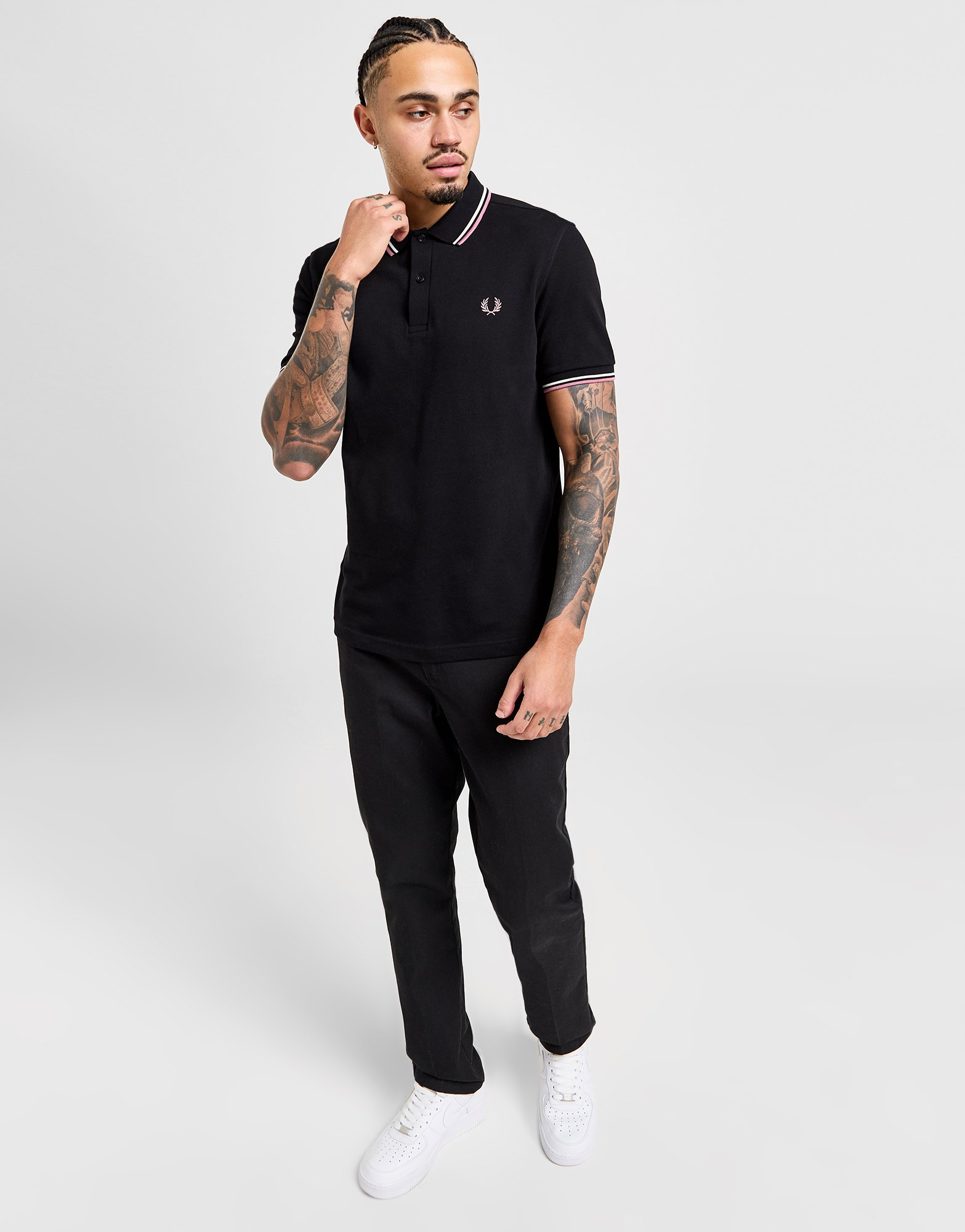 Fred Perry Polo Double Liseré Homme