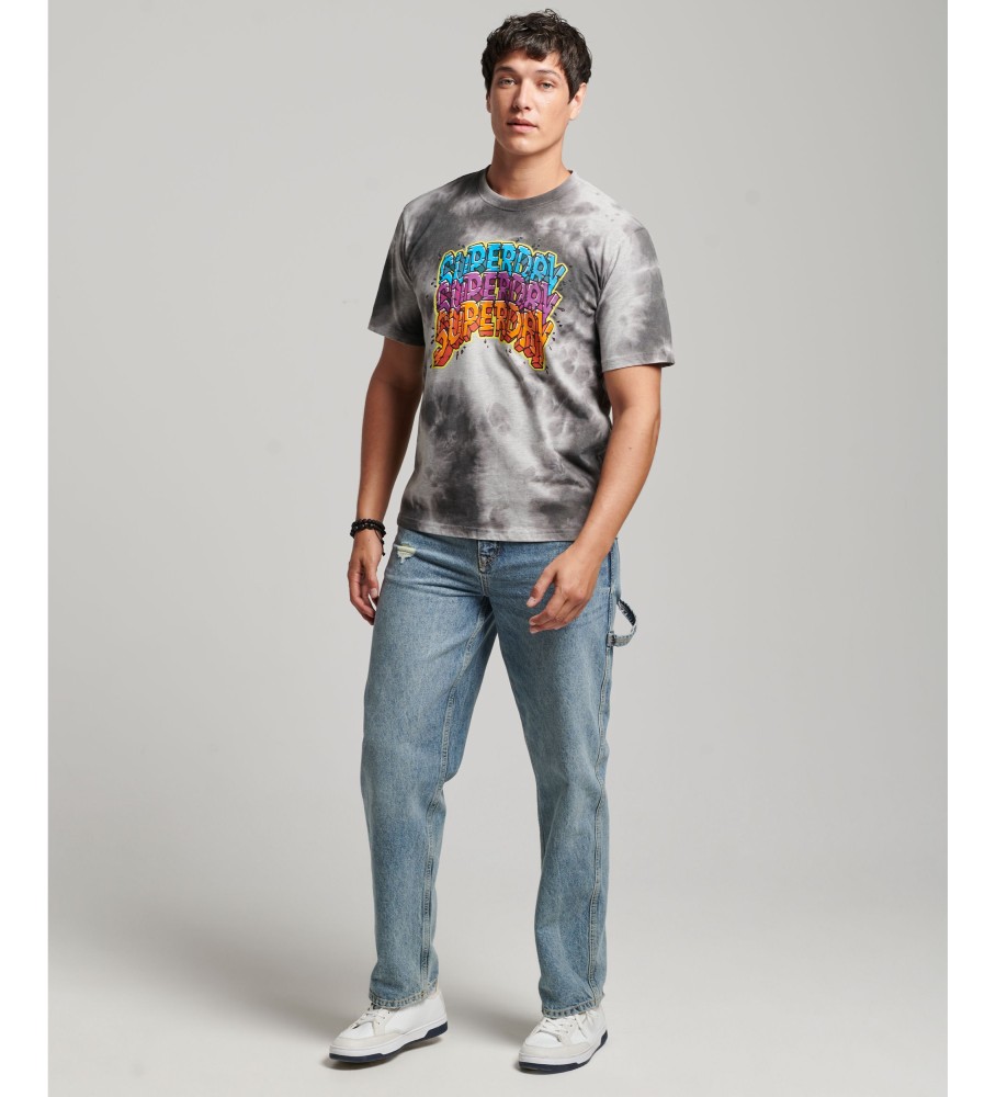 Camiseta Superdry Vintage Logo Creatures Cinza