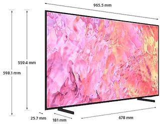 Samsung - 43Q60C - 4K Smart QLED TV - Zwart - 43 inch