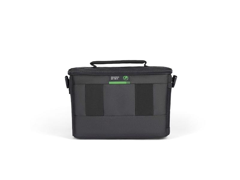 Lowepro Kamera-Tasche Adventura SH 140 III (GRL) Schwarz Robuste und praktische Kameratasche aus recycelten und solution-dyed Materialien