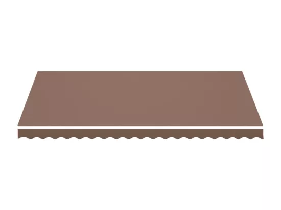 Tissu de remplacement pour auvent Marron 4,5x3 m