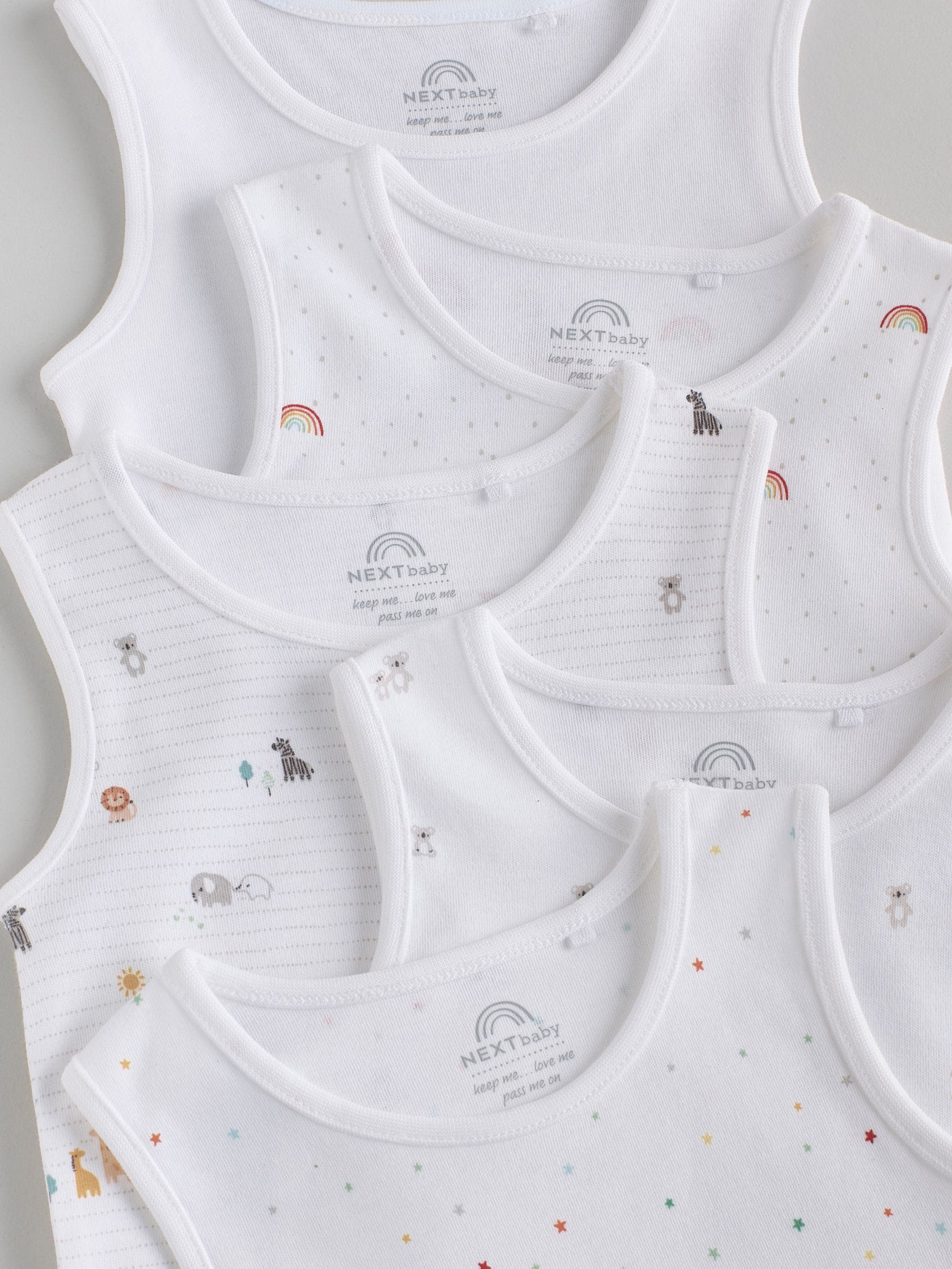 Wit - Babyrompertjes met hemdje
