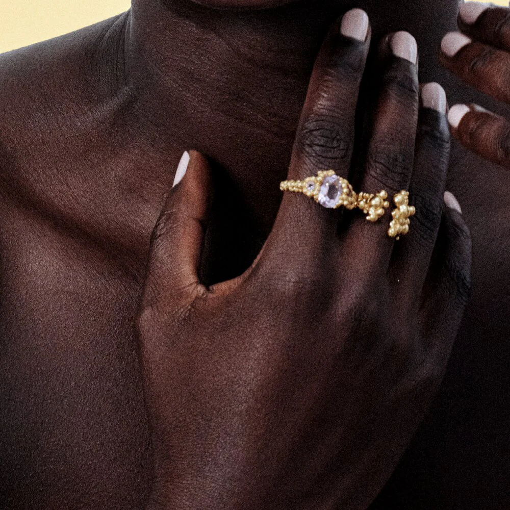House of Vincent  Moonlit Secret Gilded ring - forgyldt