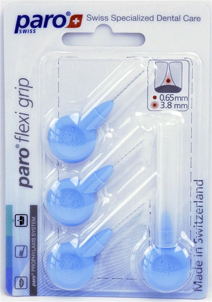 PARO Flexi Grip<br>4 Stück, 3.8mm, hellblau fein
