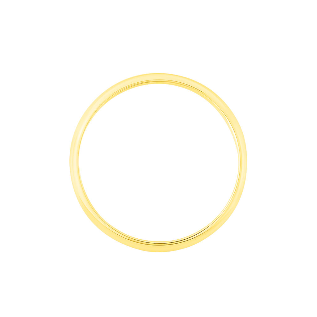 Alliance Aphroditia Demi Jonc Bombe Or Jaune