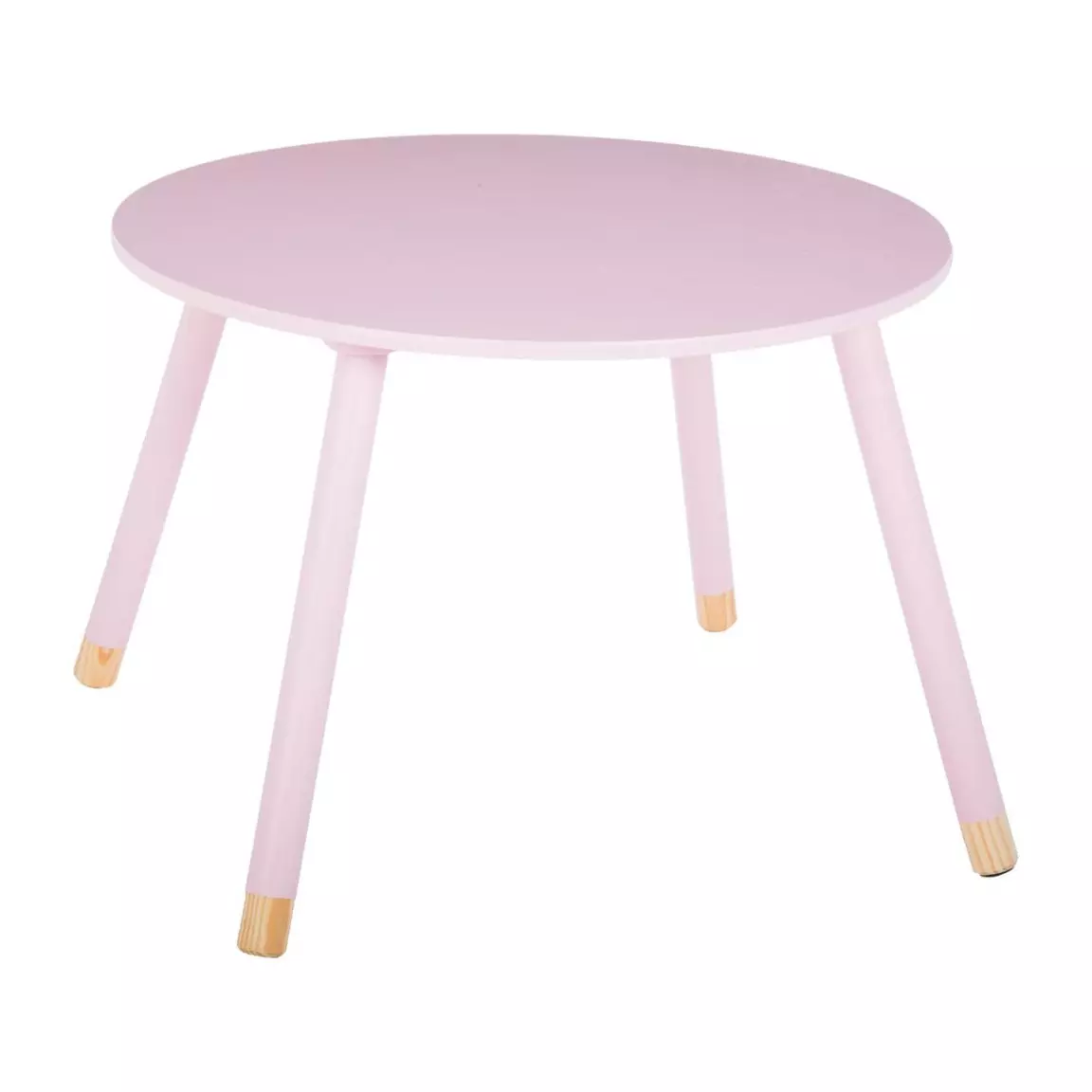 Table enfant bois (H43 cm) Douceur Rose