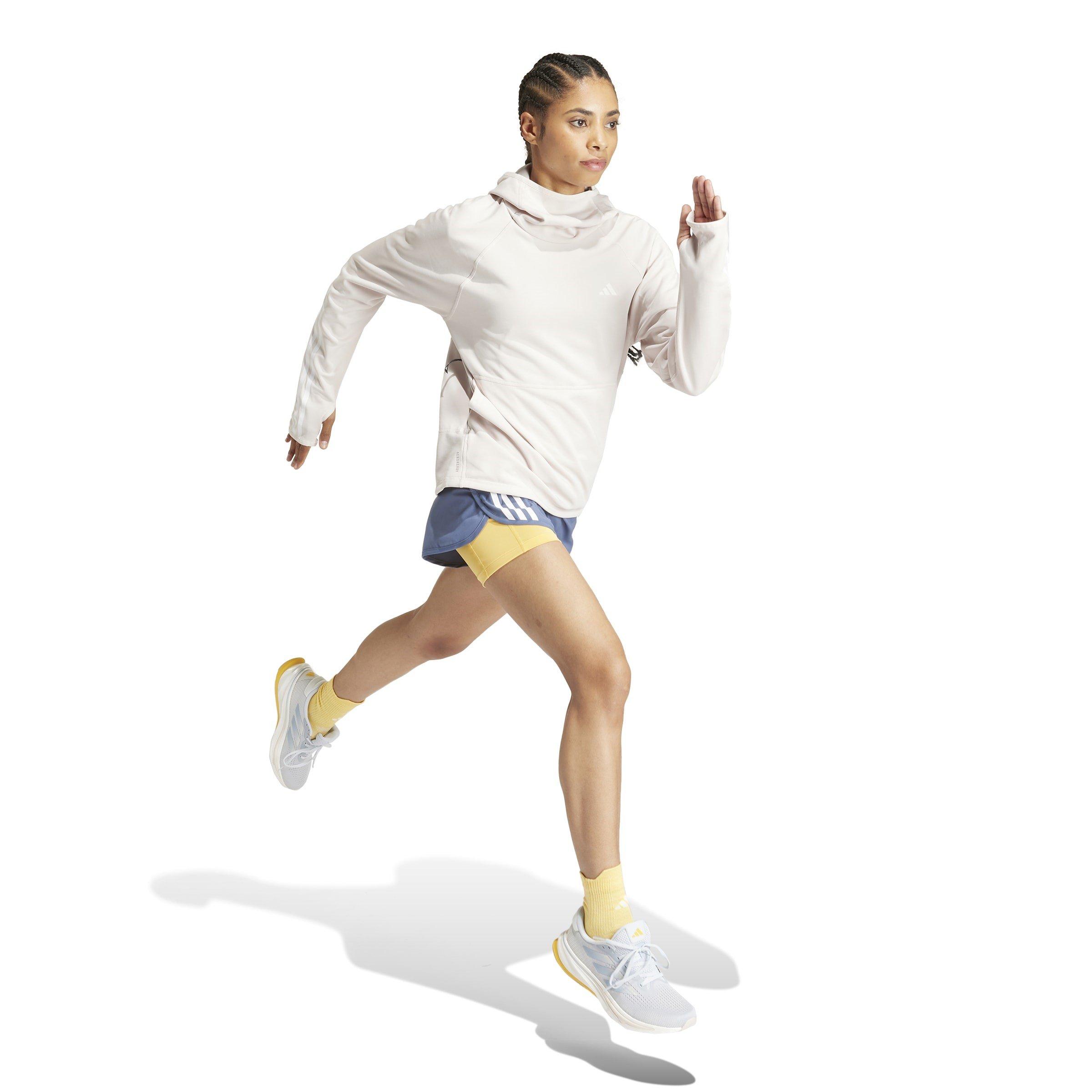 adidas Own The Run 3 Stripes Hoodie Womens