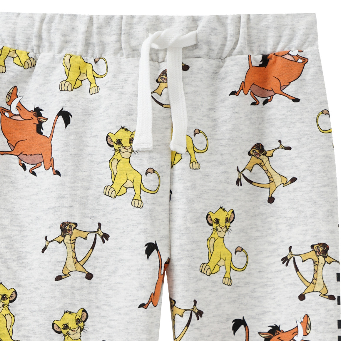 Topomini Der König der Löwen Jogginghose mit Prints hellgrau