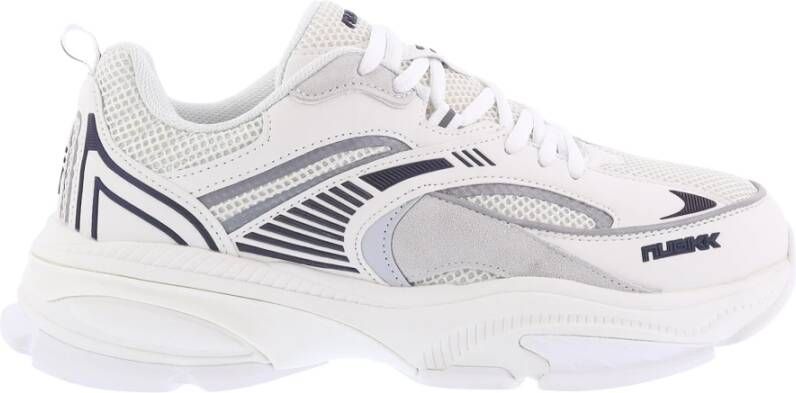 NUBIKK Lage Sneakers Heren Comet Runner Men Maat: 39 Materiaal: Leer Kleur: Wit