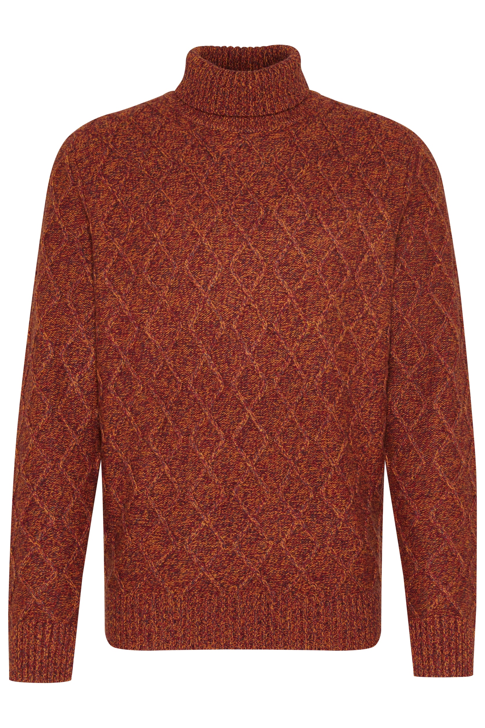 bugatti Rollkragenpullover , mit 3-D-Rautenmuster
