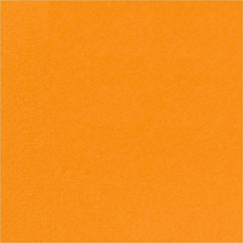 CGMP - Serviette de table ouate - 39x39 - Orange - x1800