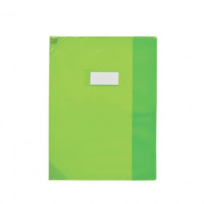 Oxford Strong Line - Protège cahier sans rabat - 17 x 22 cm - vert translucide