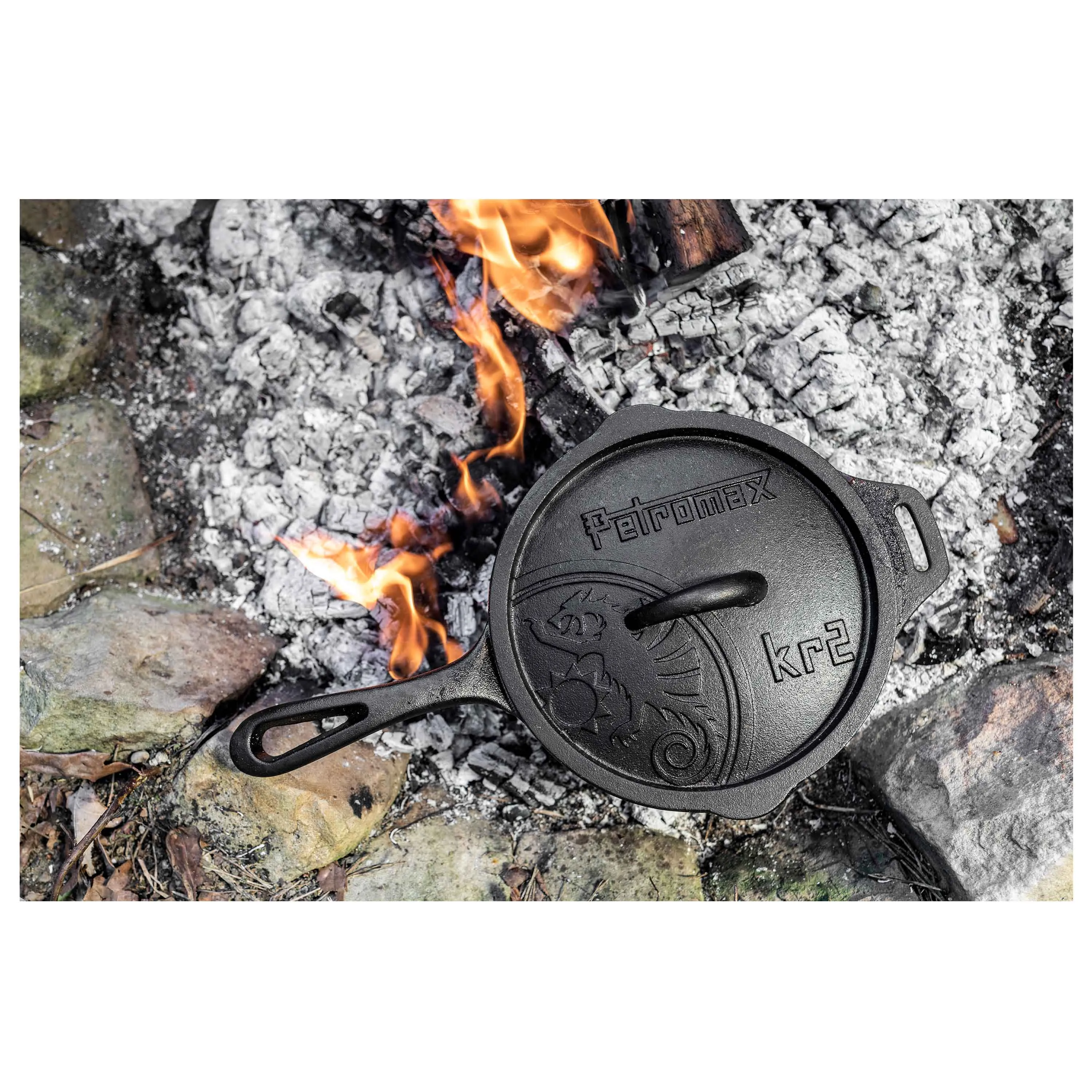 Petromax -  Petromax Kasserolle kr2 Gusseisen mit Deckel schwarz