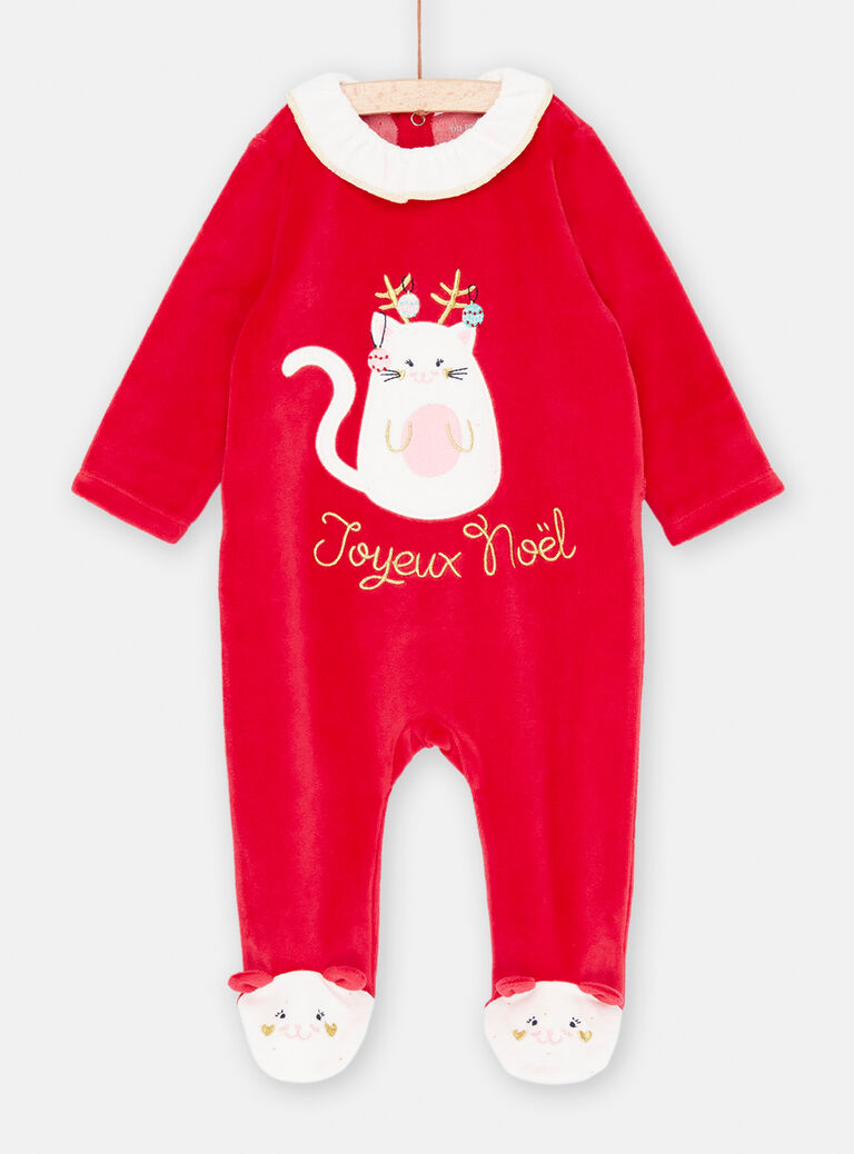 grenouillère NOEL pour bébé fille