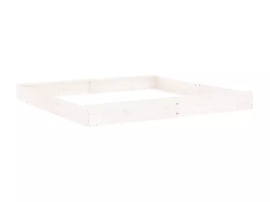 Bac à sable jeu bois blanche 200 x 200 x 20 cm 02_0041515