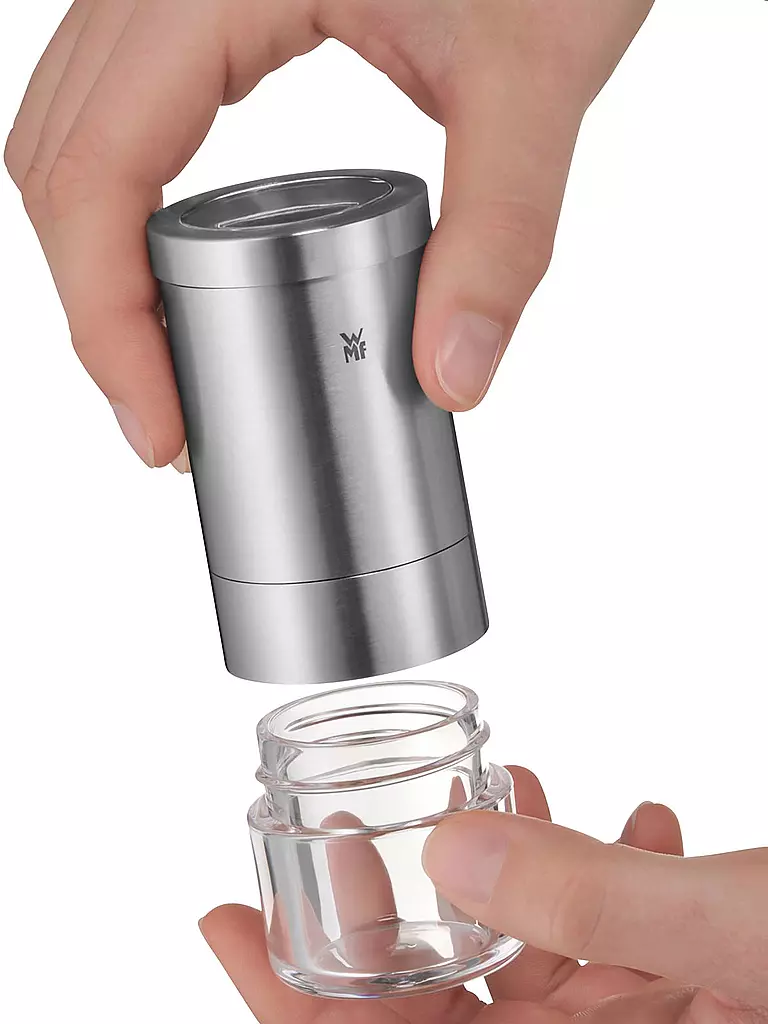 WMF Gourmet Gewürzschneider Cromargan/Glas silber