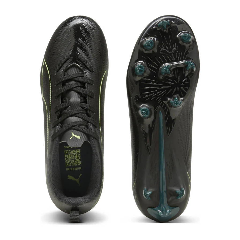 Puma ULTRA 6 Play junior voetbalschoenen zwart/geel