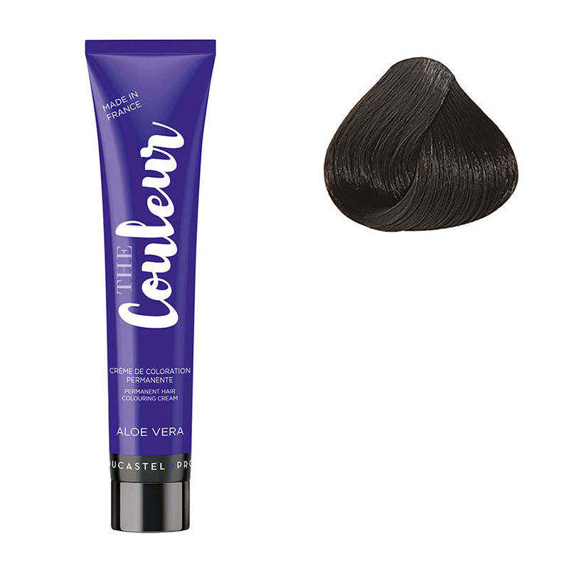 Coloration permanente The Couleur 4.77 châtain marron intense