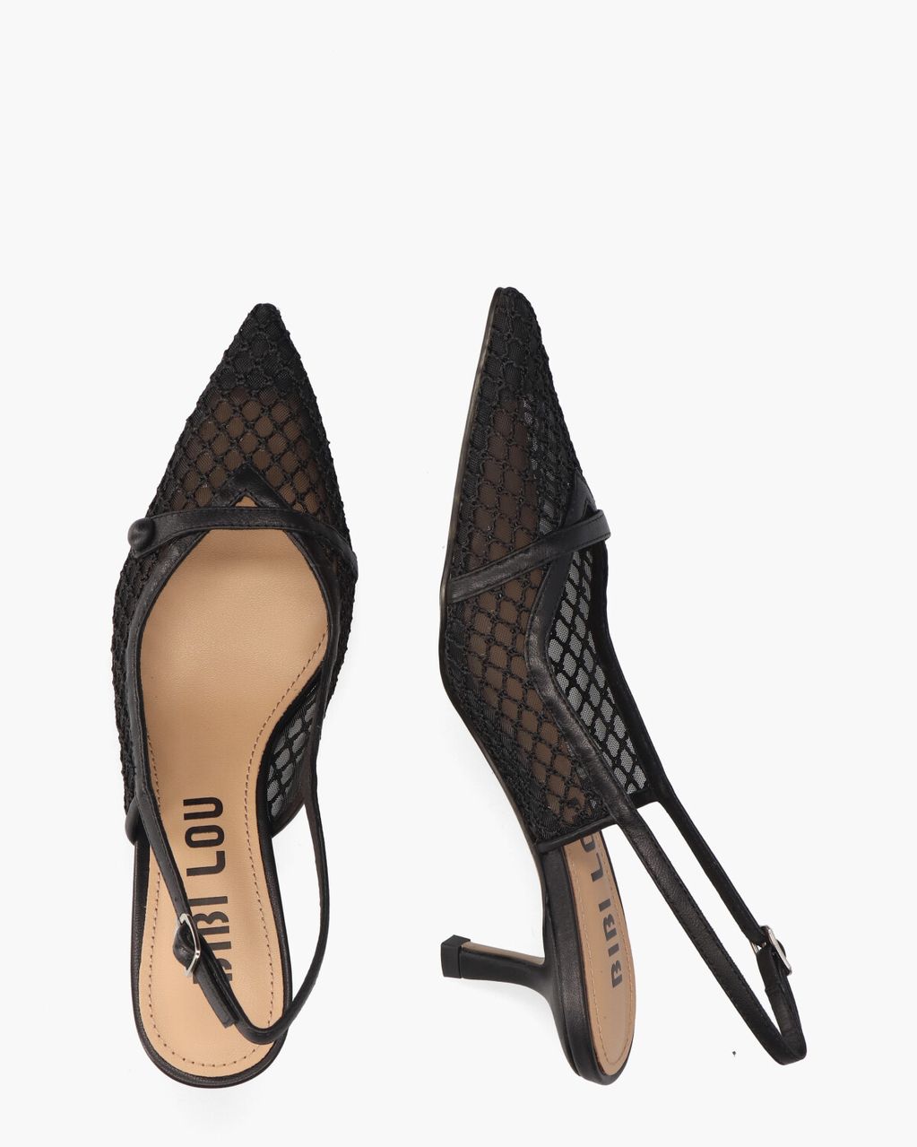 Bibi Lou Xaia Zwart Dames Slingbackpumps