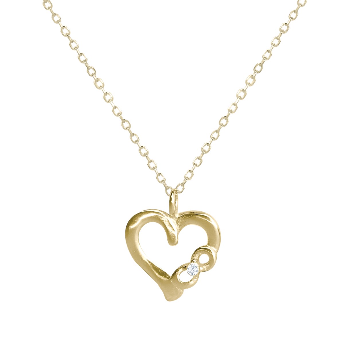 Collier plaqué or oxyde