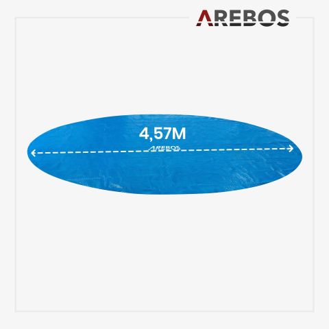 Pool Solarfolie 4,57 m rund 120mic