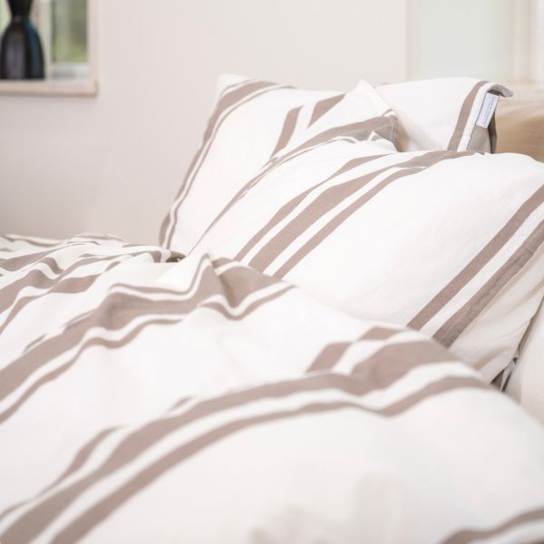 Town & Country Kinsley Dekbedovertrek - 140 x 220 cm - Taupe