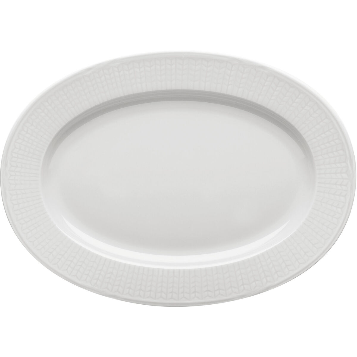 Swedish Grace Snø Tallerken Oval 32 cm