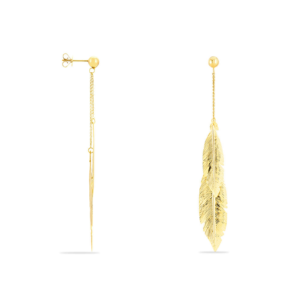 Boucles D'oreilles Pendantes Soline Or Jaune