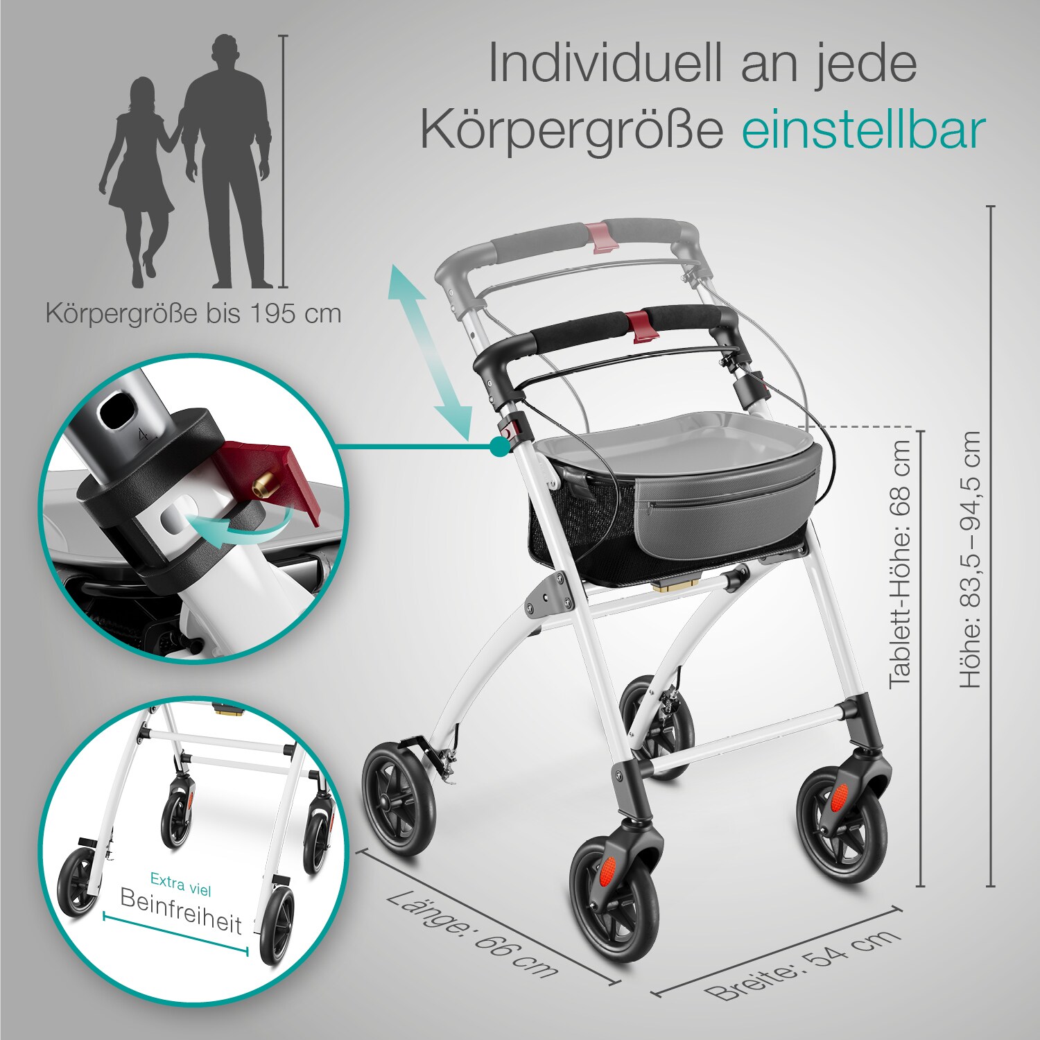 aktivshop Wohnungsrollator Premium