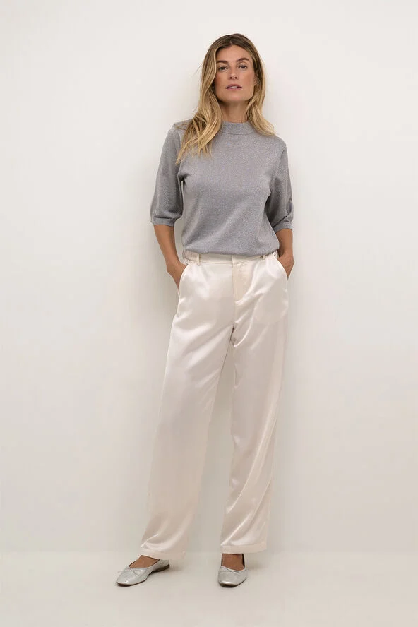 Cream CRCocamia Sateen Pant Eggnog