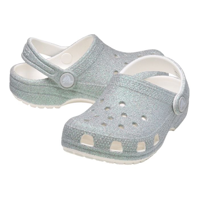 Crocs Classic Iridescent Glitter Clog Instappers Junior
