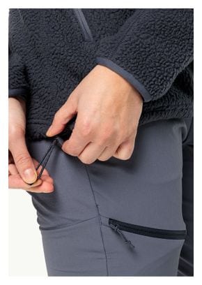 Polaire Femme Jack Wolfskin Kammweg Pile Gris