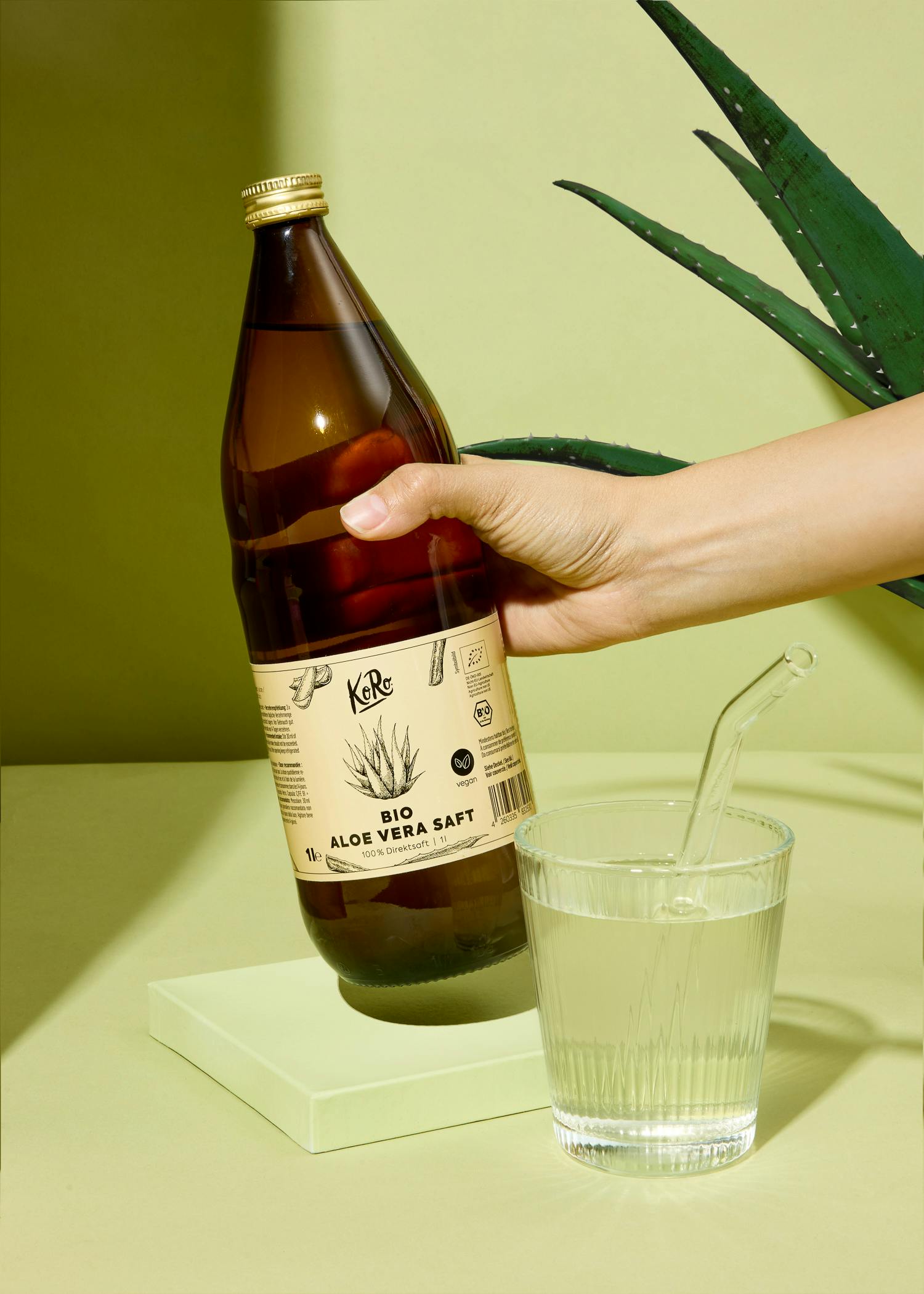 Bio Aloe Vera 100 % Direktsaft 1 L