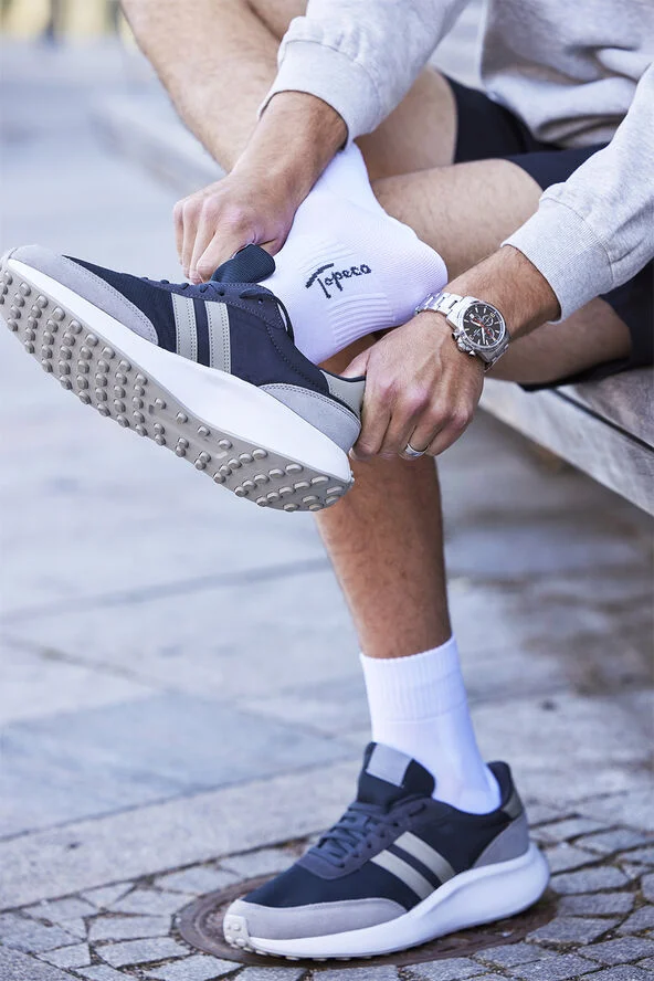 Topeco Topeco Sport Socks Mid Cut 02 white