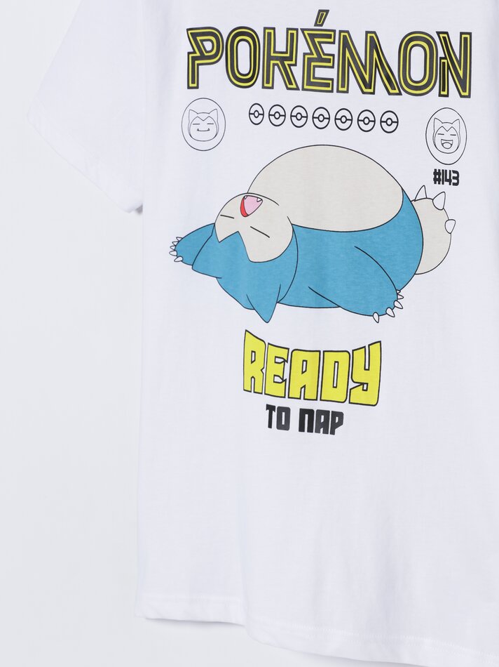 Conjunto de pijama Pokémon™ Snorlax - Branco