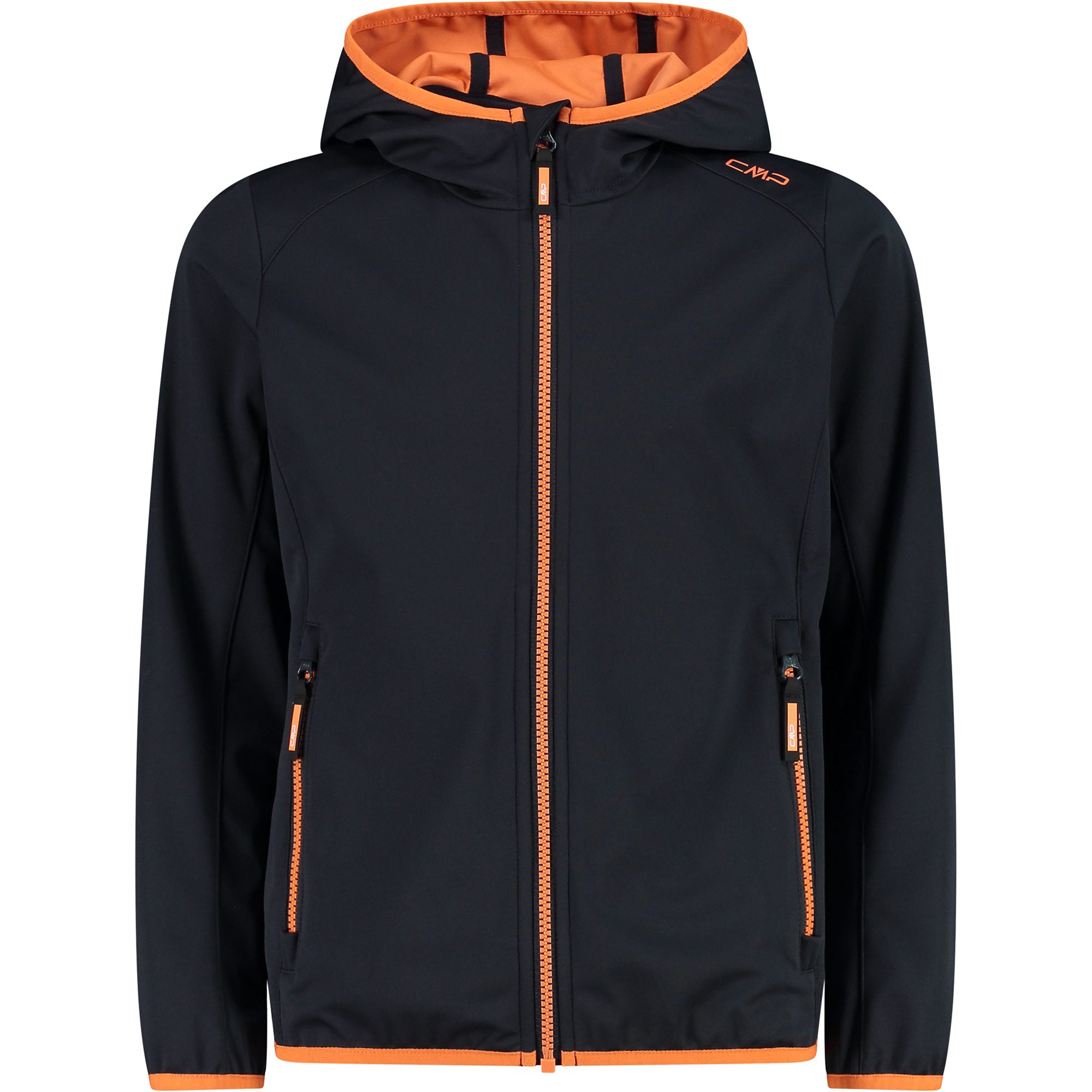 CMP Fix Hood Softshelljacke Kinder anthrazit