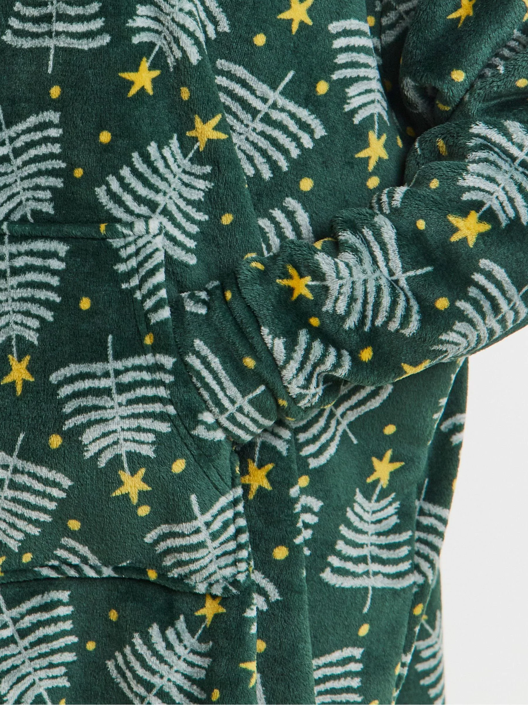 Simply Be Kerstmisboom Print Fleece Deken Hoodie
