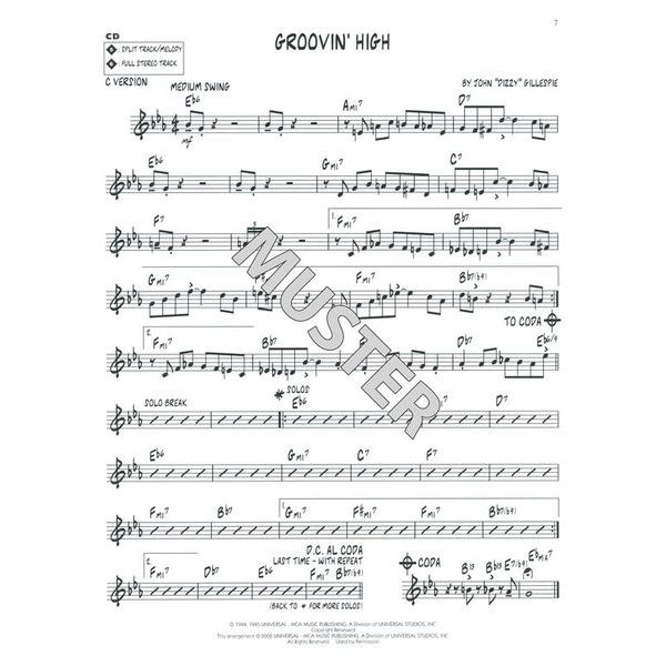 Hal Leonard Jazz Along Dizzy Gillespie