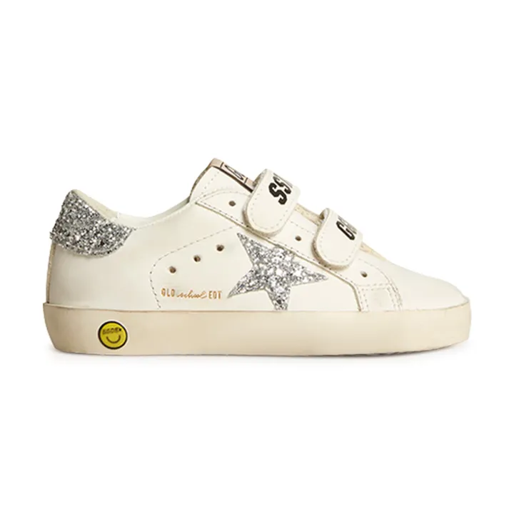 Golden Goose Baskets Scratchs Old School | Argenté