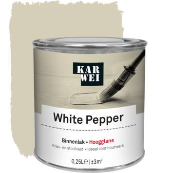 KARWEI binnenlak hoogglans white pepper 250 ml
