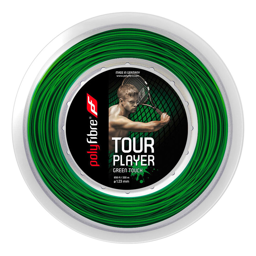 Polyfibre Tour Player Touch Bobine Cordage 200m - Vert